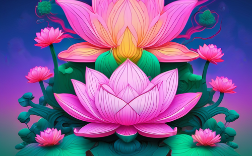 Can you provide a riddle about lotus flowers?