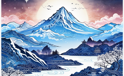 How has the Chinese character for 'mountain' evolved?