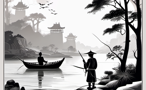 What is the Taihu Fishing Master Three Characters Puzzle Riddle?