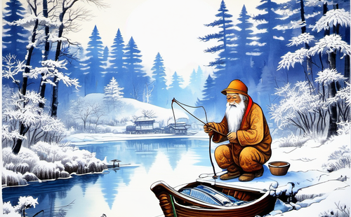 What is the Taihu Old Man Fishing for Characters Riddle?