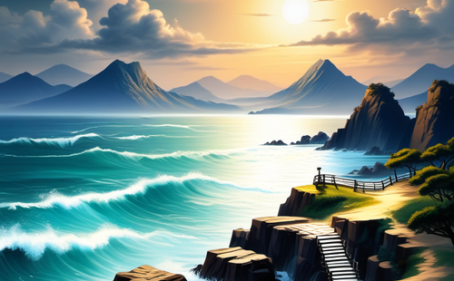 What is the story composed of Chinese characters?