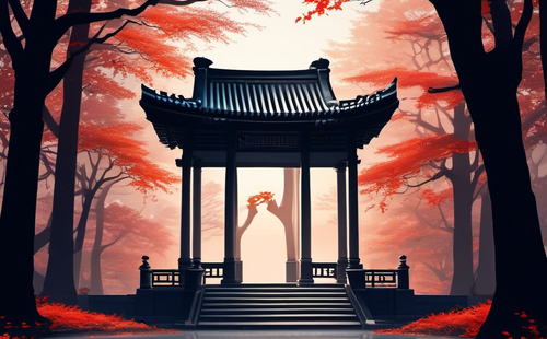 Where can I find a collection of temple couplets?