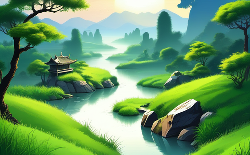 Could you recommend a fascinating ancient poem about Chinese characters?