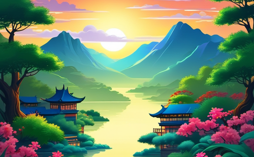 How can you describe a short Chinese character story in 20 words?